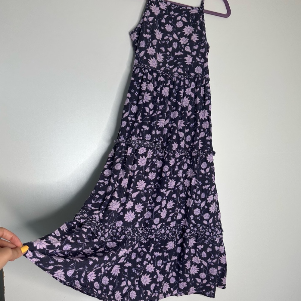 Cat & Jack purple floral sundress L10/12 - Picture 8 of 14